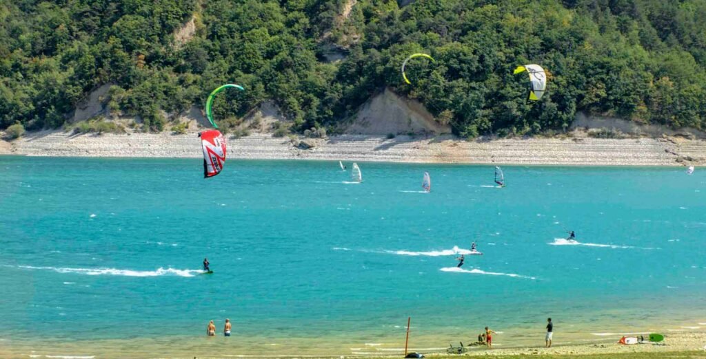 Lac de Monteynard baignade
