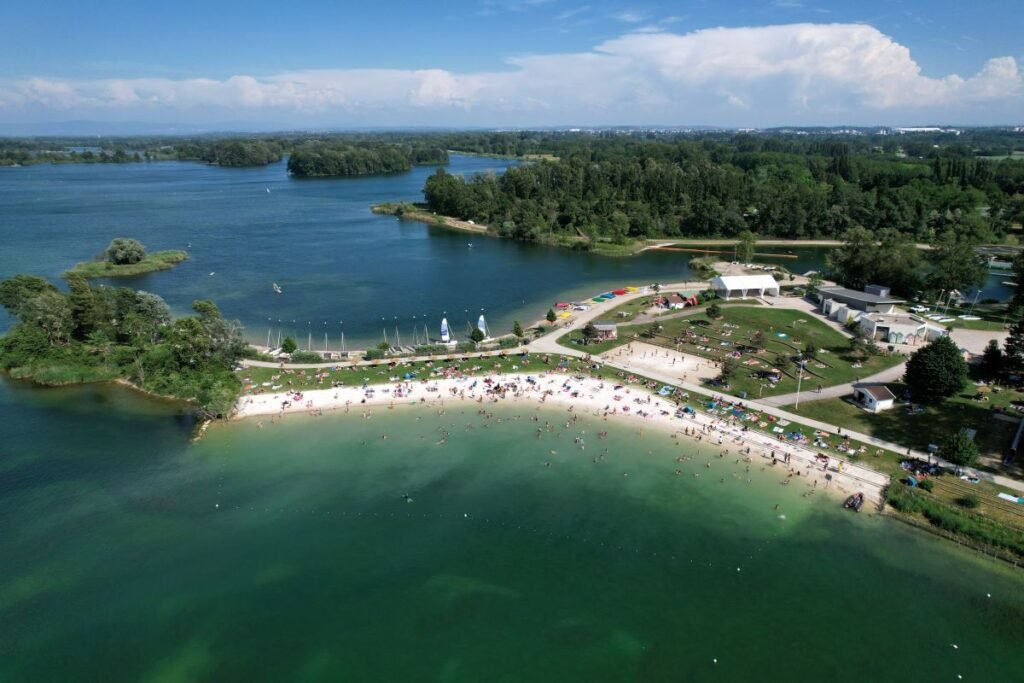 baignade Lac de Miribel-Jonage