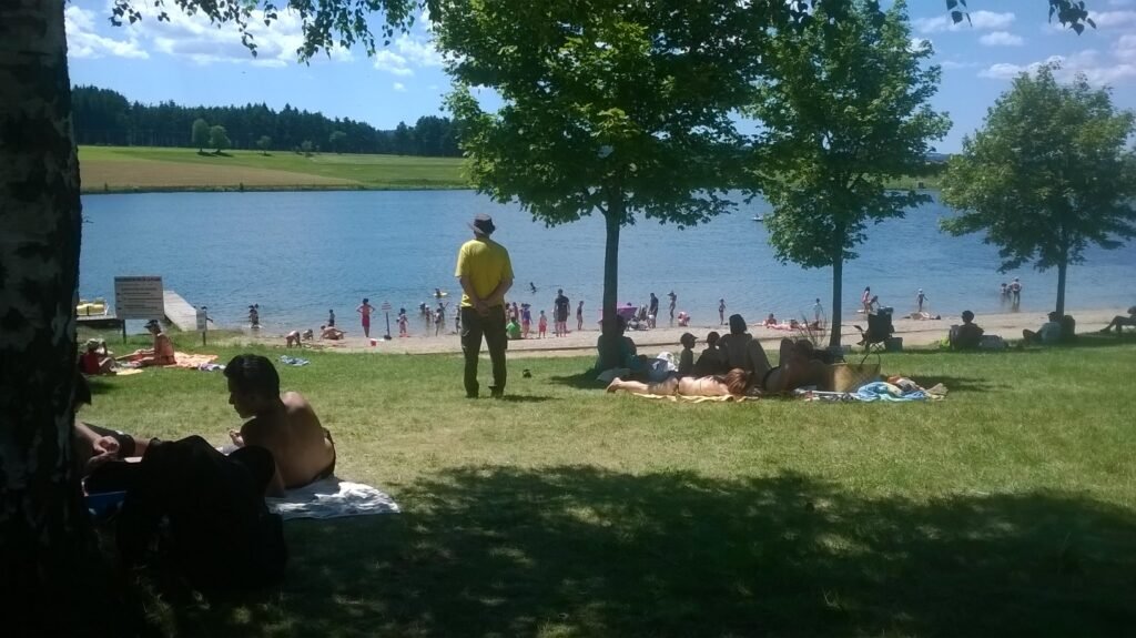 baignade Lac de Naussac