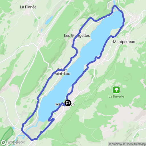 carte Lac de Saint-Point