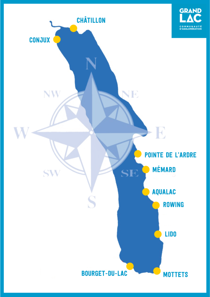 carte Lac du Bourget